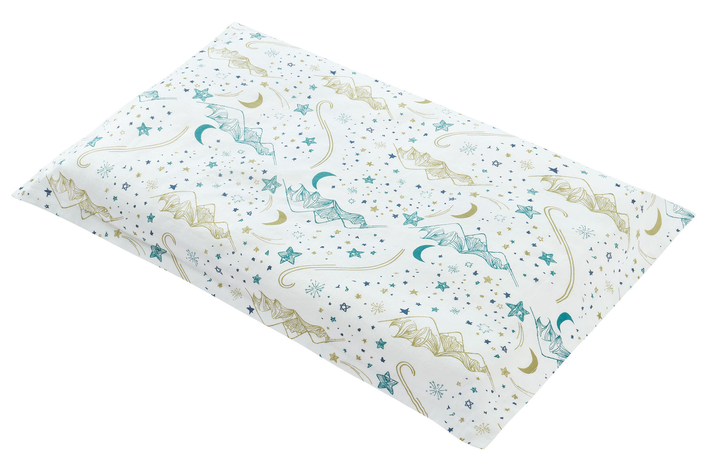 Toddler Pillowcase (Bamboo, Small) - Stars White