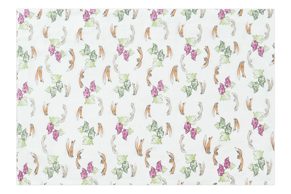 Bamboo Cotton Adult Pillowcase (Queen) - The Fox & The Grapes