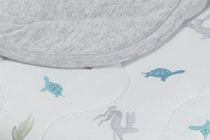 
            
                Load image into Gallery viewer, Small Quilted Bamboo Jersey Cozy Blanket 2.0 TOG - The Tortoise &amp;amp; The Hare
            
        
