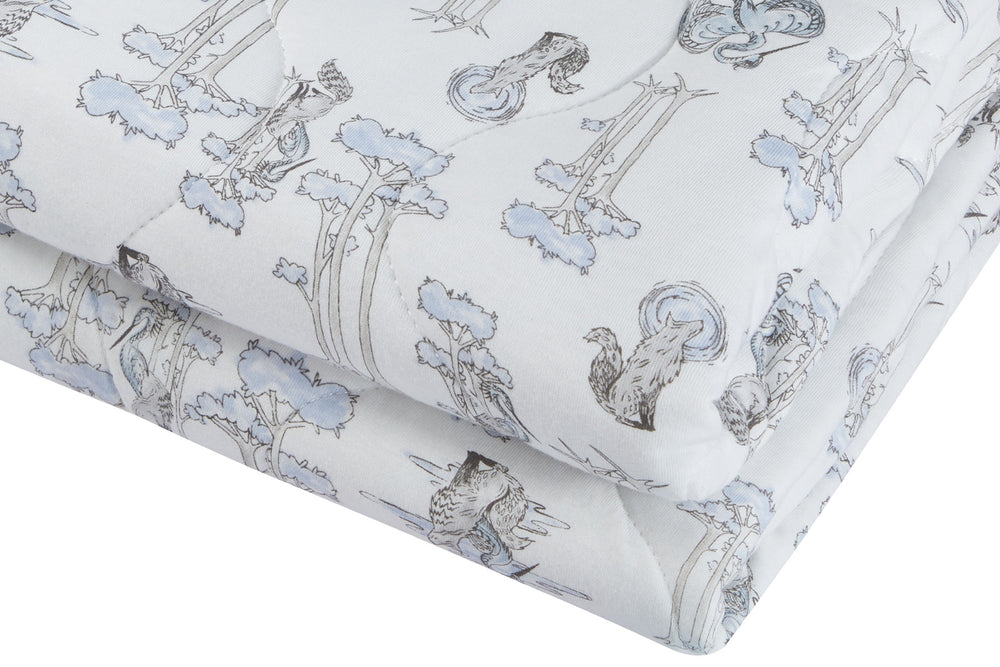 
            
                Load image into Gallery viewer, Medium Quilted Bamboo Jersey Cozy Blanket 2.0 TOG - The Wolf &amp;amp; The Crane
            
        