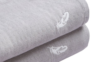 
            
                Load image into Gallery viewer, Bamboo Throw Blanket - Feather Grey
            
        
