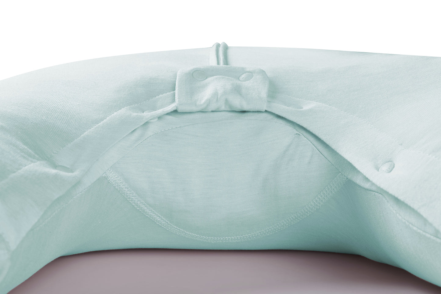 Short Sleeve Footed Sleep Bag 0.5 TOG (Bamboo Jersey) - Pantone Harbor Gray