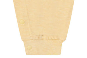 Bamboo Jersey Short Sleeve Romper - Pantone Sunset Gold