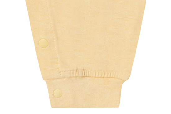 Short Sleeve Romper (Bamboo Jersey) - Pantone Sunset Gold