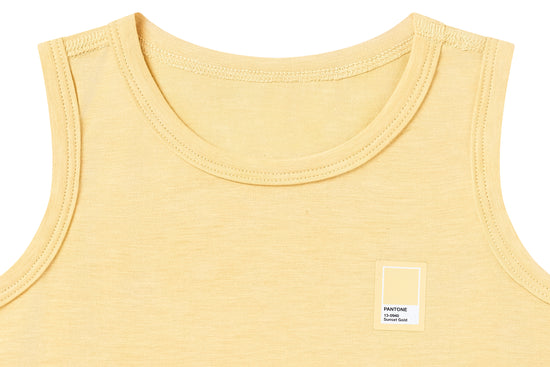 Load image into Gallery viewer, Tank Top (Bamboo Jersey) - Pantone Sunset Gold
