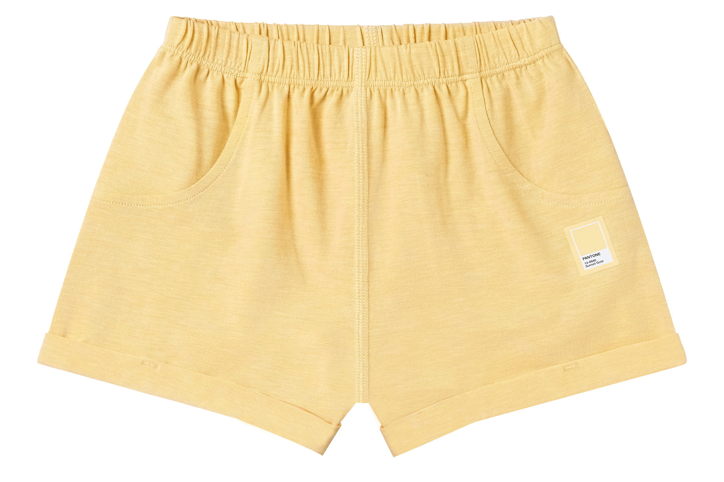 Load image into Gallery viewer, Shorts (Bamboo Jersey) - Pantone Sunset Gold
