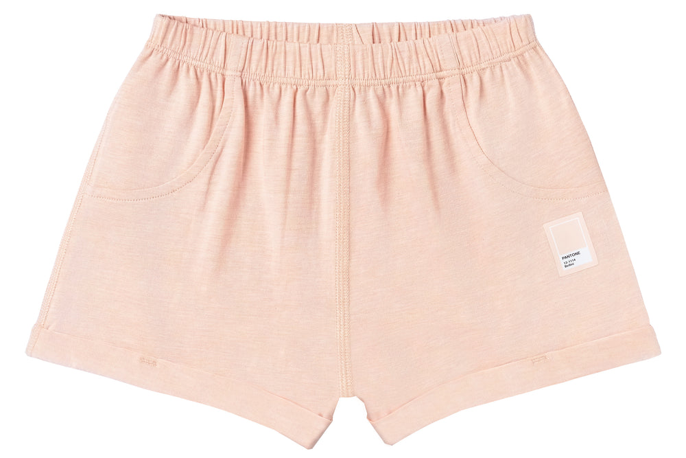 
            
                Load image into Gallery viewer, Bamboo Jersey Shorts - Pantone Bellini
            
        