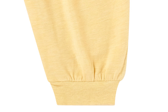 Load image into Gallery viewer, Harem Pants (Bamboo Jersey) - Pantone Sunset Gold
