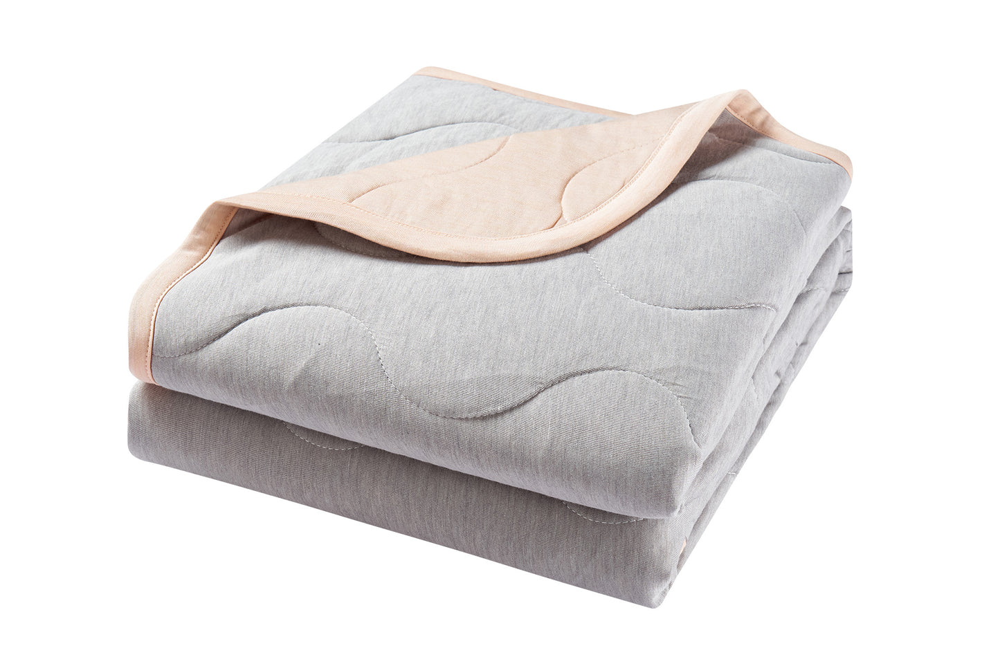 Load image into Gallery viewer, Small Cozy Blanket 2.0 TOG (Bamboo Jersey) - Pantone Bellini Drizzle
