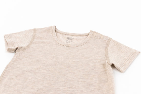 Load image into Gallery viewer, Basics Short Sleeve T-Shirt (Bamboo Cotton) - Warm Taupe

