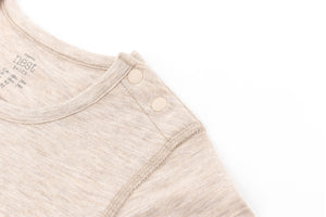 Basics Bamboo Cotton Short Sleeve T-Shirt - Warm Taupe