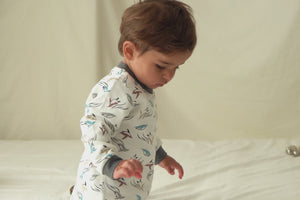 
            
                Load and play video in Gallery viewer, Organic Cotton Two-Piece Long Sleeve PJ Set - Rainbow Swim
            
        